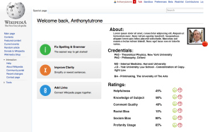 Mock Up Wikipedia User page